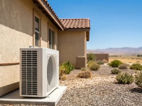 Professional HVAC technician workspace for air conditioning services in Bakersfield, CA